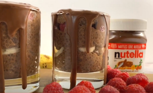 Nutella chia pudding